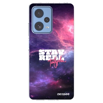 Picasee silikónový prehľadný obal pre Xiaomi Redmi Note 12 Pro 5G - Stay Real