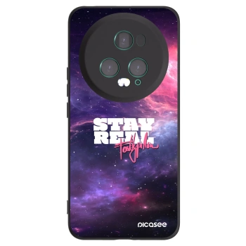 Picasee silikónový čierny obal pre Honor Magic5 Pro - Stay Real