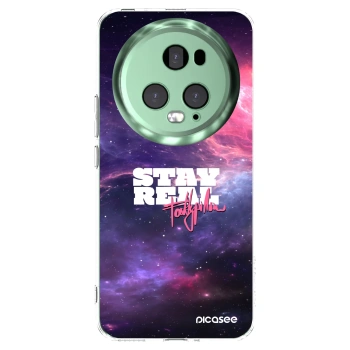 Picasee silikónový prehľadný obal pre Honor Magic5 Pro - Stay Real