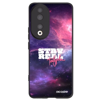 Picasee silikónový čierny obal pre Honor 90 5G - Stay Real