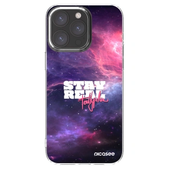 Picasee silikónový prehľadný obal pre Apple iPhone 15 Pro Max - Stay Real