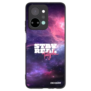 Picasee silikónový čierny obal pre Honor X7a - Stay Real