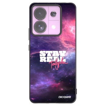 Picasee silikónový čierny obal pre Xiaomi Redmi Note 13 Pro 5G - Stay Real