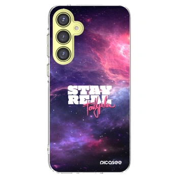 Picasee silikónový prehľadný obal pre Samsung Galaxy A35 5G A356B - Stay Real