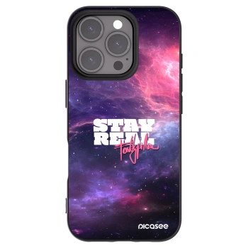 Picasee silikónový čierny obal pre Apple iPhone 16 Pro - Stay Real