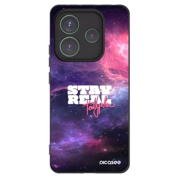 Picasee silikónový čierny obal pre Xiaomi Redmi Note 14 5G - Stay Real