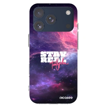 Picasee silikónový prehľadný obal pre Apple iPhone 17 Pro - Stay Real