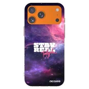 Picasee silikónový prehľadný obal pre Apple iPhone 17 Pro Max - Stay Real