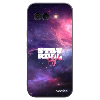 Picasee silikónový čierny obal pre Google Pixel 10a - Stay Real