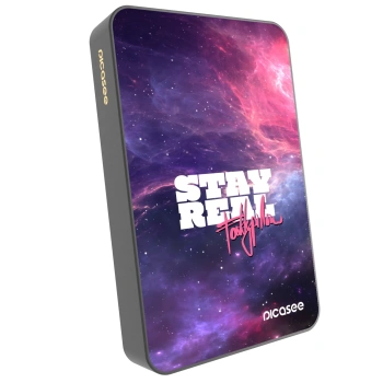 Picasee Powerbanka s MagSafe 10 000 mAh Šedá - Stay Real