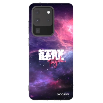 Picasee silikónový prehľadný obal pre Samsung Galaxy S20 Ultra 5G G988F - Stay Real