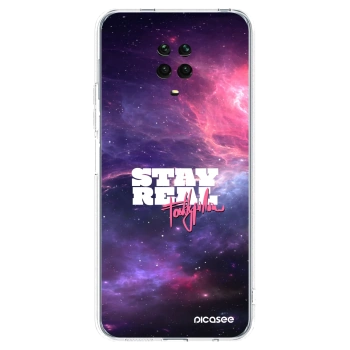 Picasee silikónový prehľadný obal pre Xiaomi Redmi Note 9S - Stay Real
