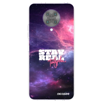 Picasee silikónový prehľadný obal pre Xiaomi Poco F2 Pro - Stay Real
