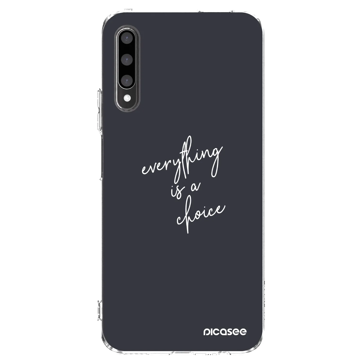 Picasee silikónový prehľadný obal pre Honor 9X Pro - Všetko je na tebe