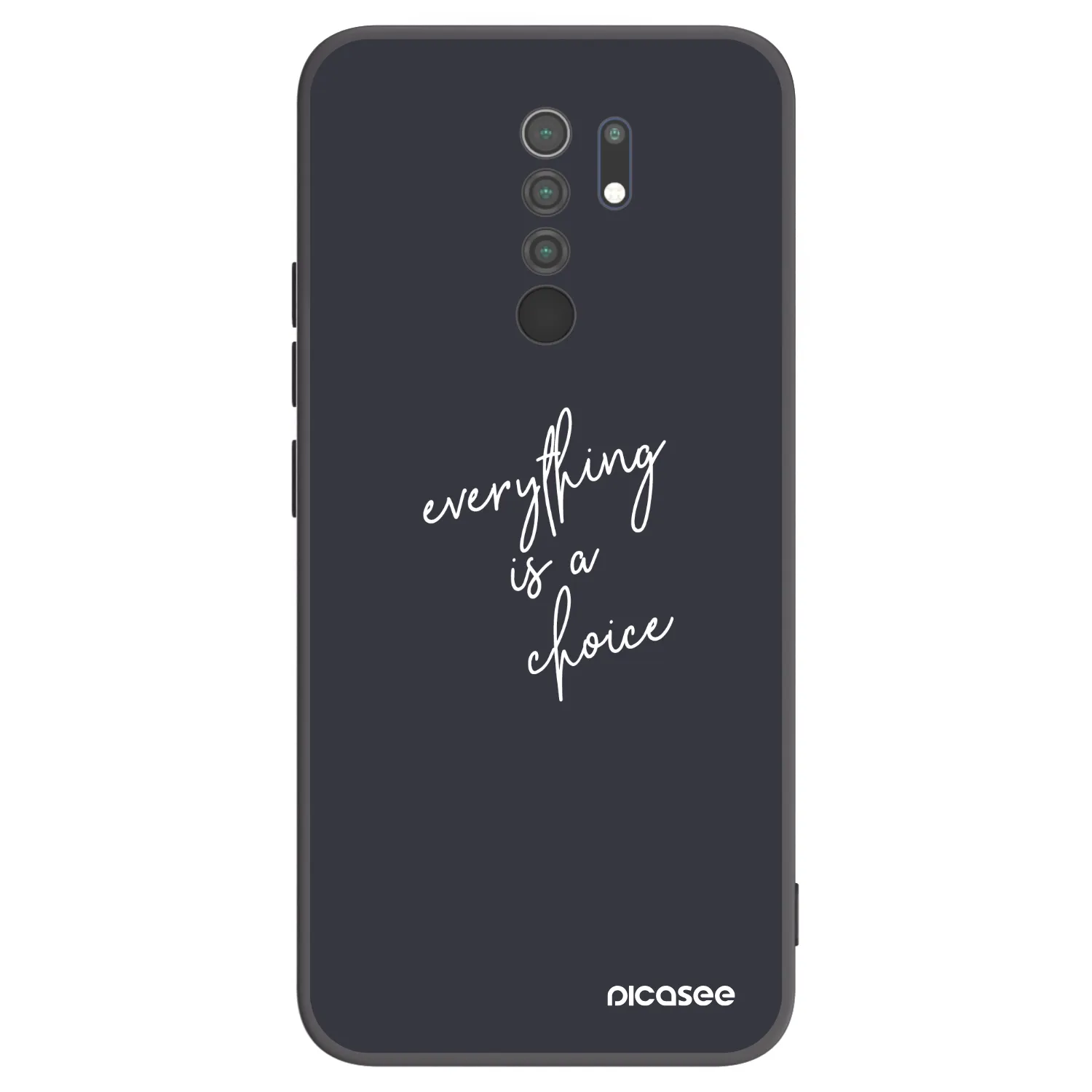 Picasee silikónový čierny obal pre Xiaomi Redmi 9 - Všetko je na tebe