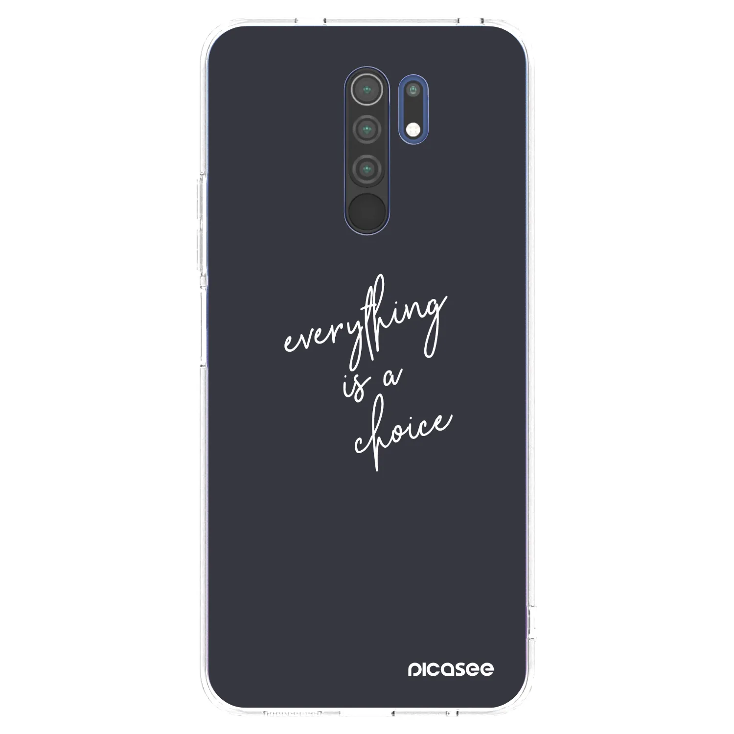 Picasee silikónový prehľadný obal pre Xiaomi Redmi 9 - Všetko je na tebe