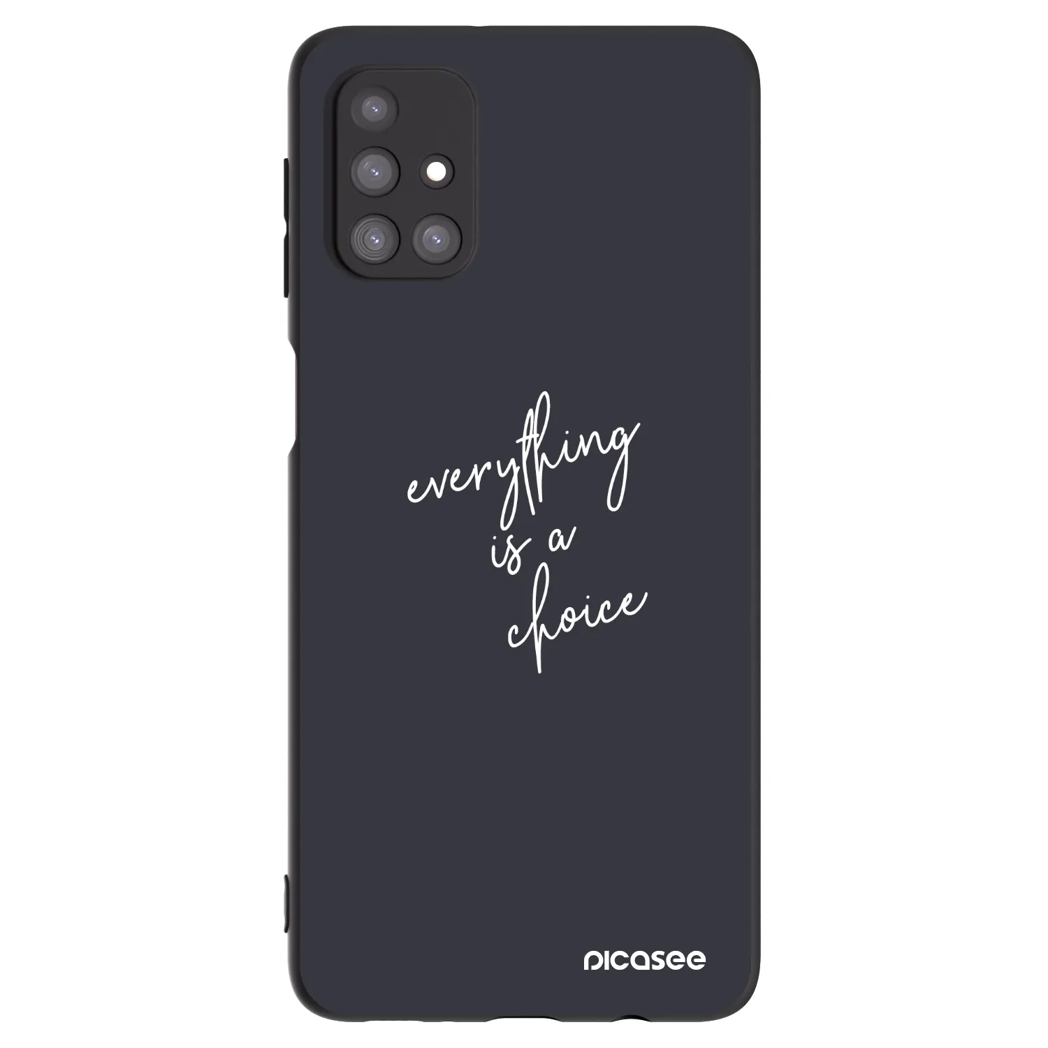 Picasee silikónový čierny obal pre Samsung Galaxy M31s - Všetko je na tebe