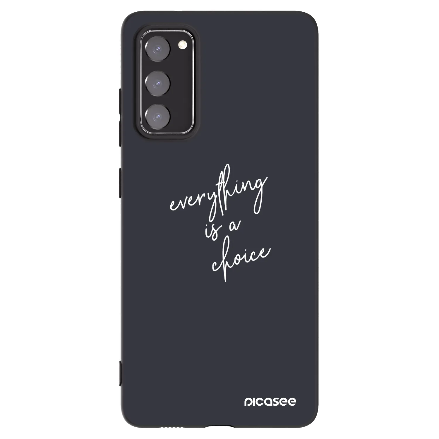 Silikónový čierny obal pre Samsung Galaxy S20 FE - Všetko je na tebe