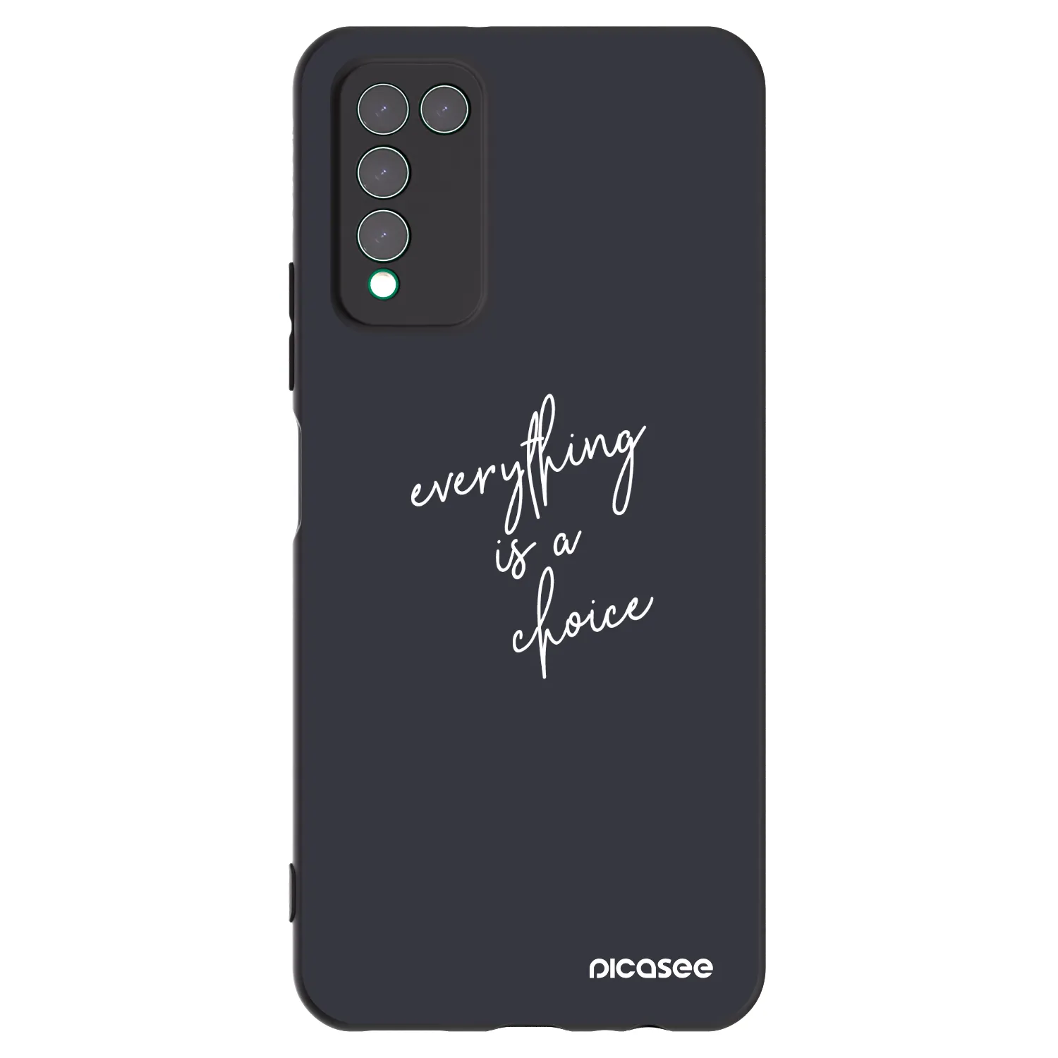 Picasee silikónový čierny obal pre Honor 10X Lite - Všetko je na tebe