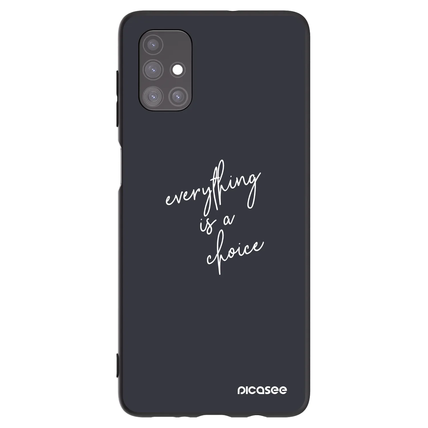 Picasee silikónový čierny obal pre Samsung Galaxy M51 M515F - Všetko je na tebe