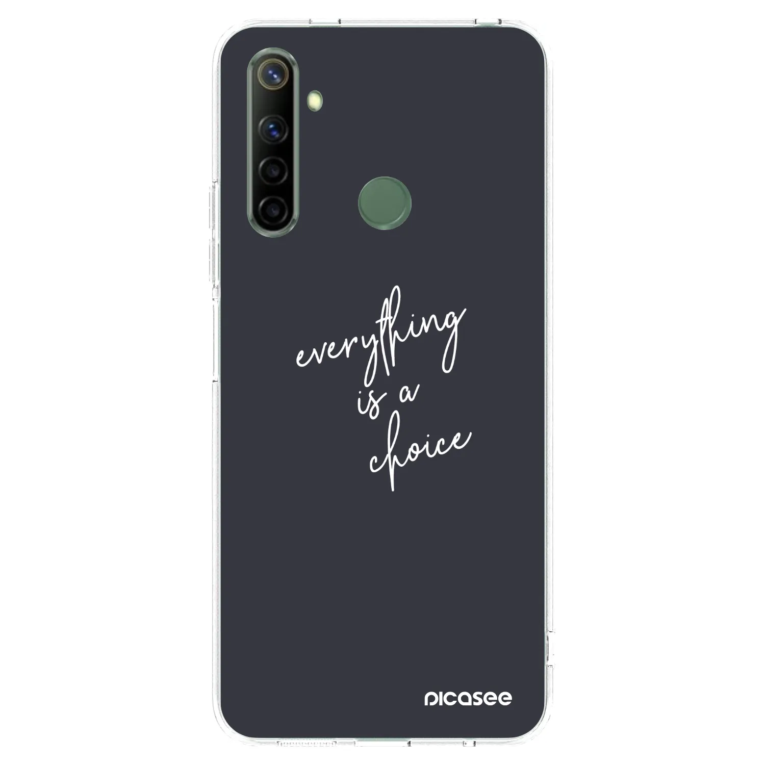 Picasee silikónový prehľadný obal pre Realme 6i - Všetko je na tebe