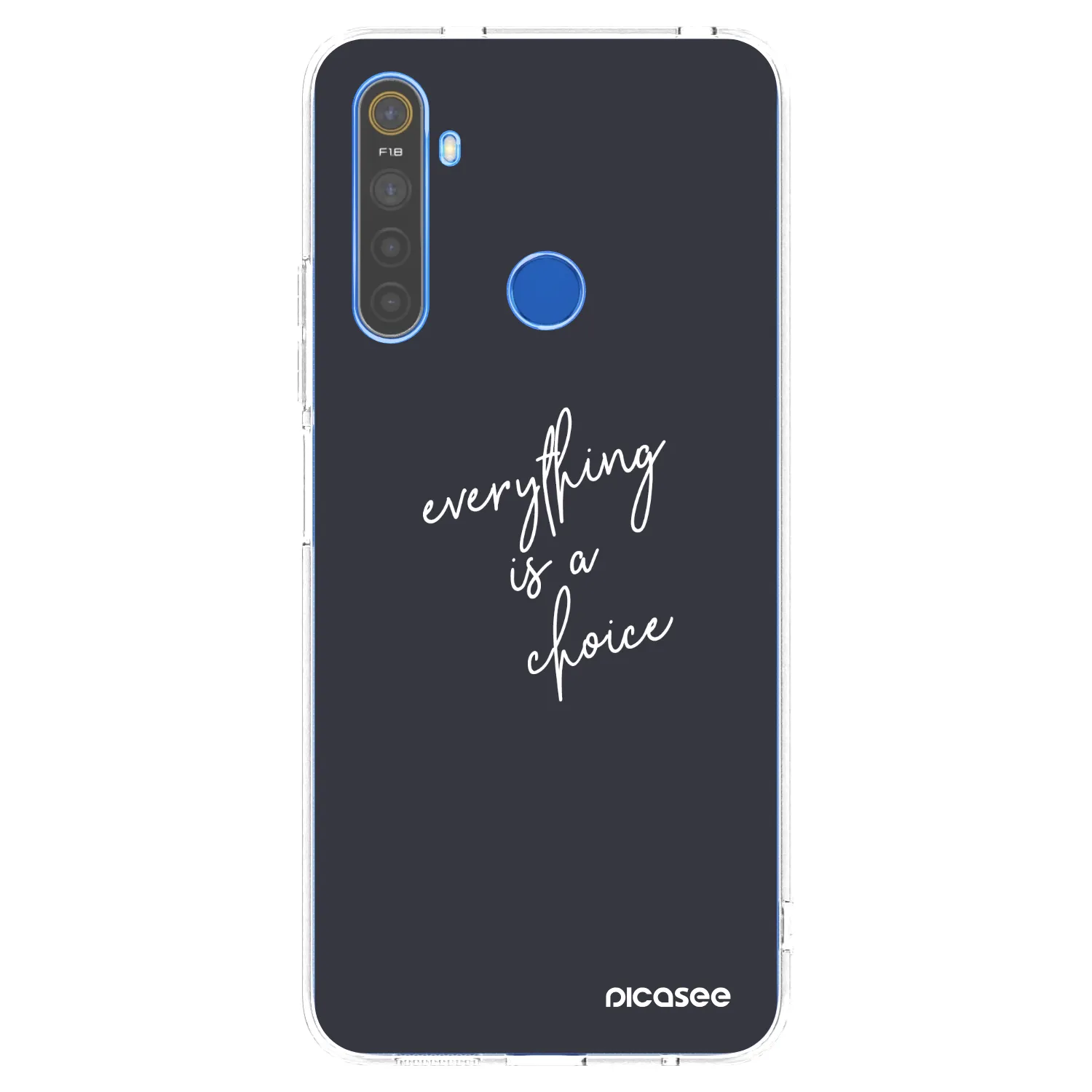 Picasee silikónový prehľadný obal pre Realme 5 - Všetko je na tebe