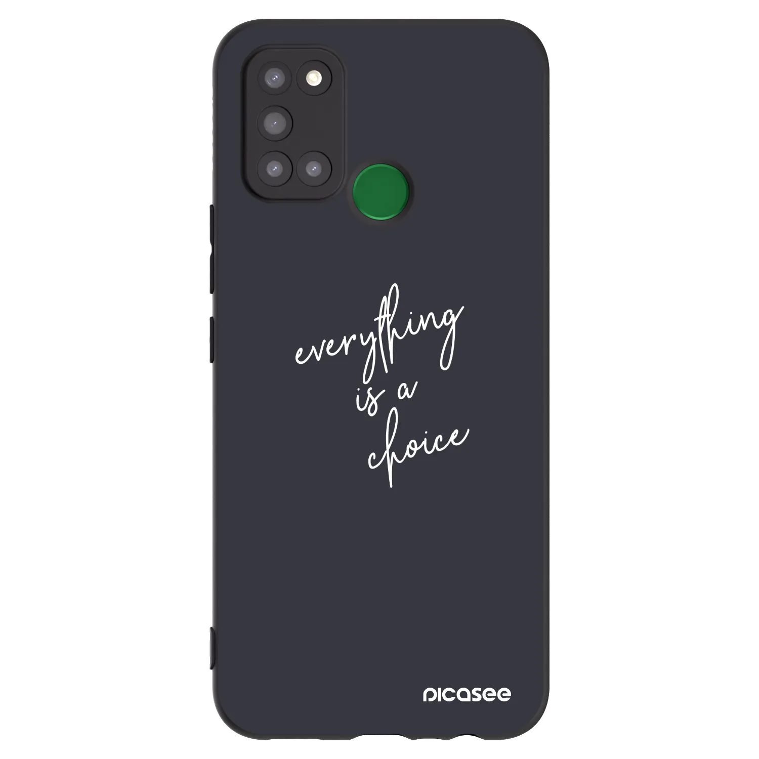 Picasee silikónový čierny obal pre Realme 7i - Všetko je na tebe