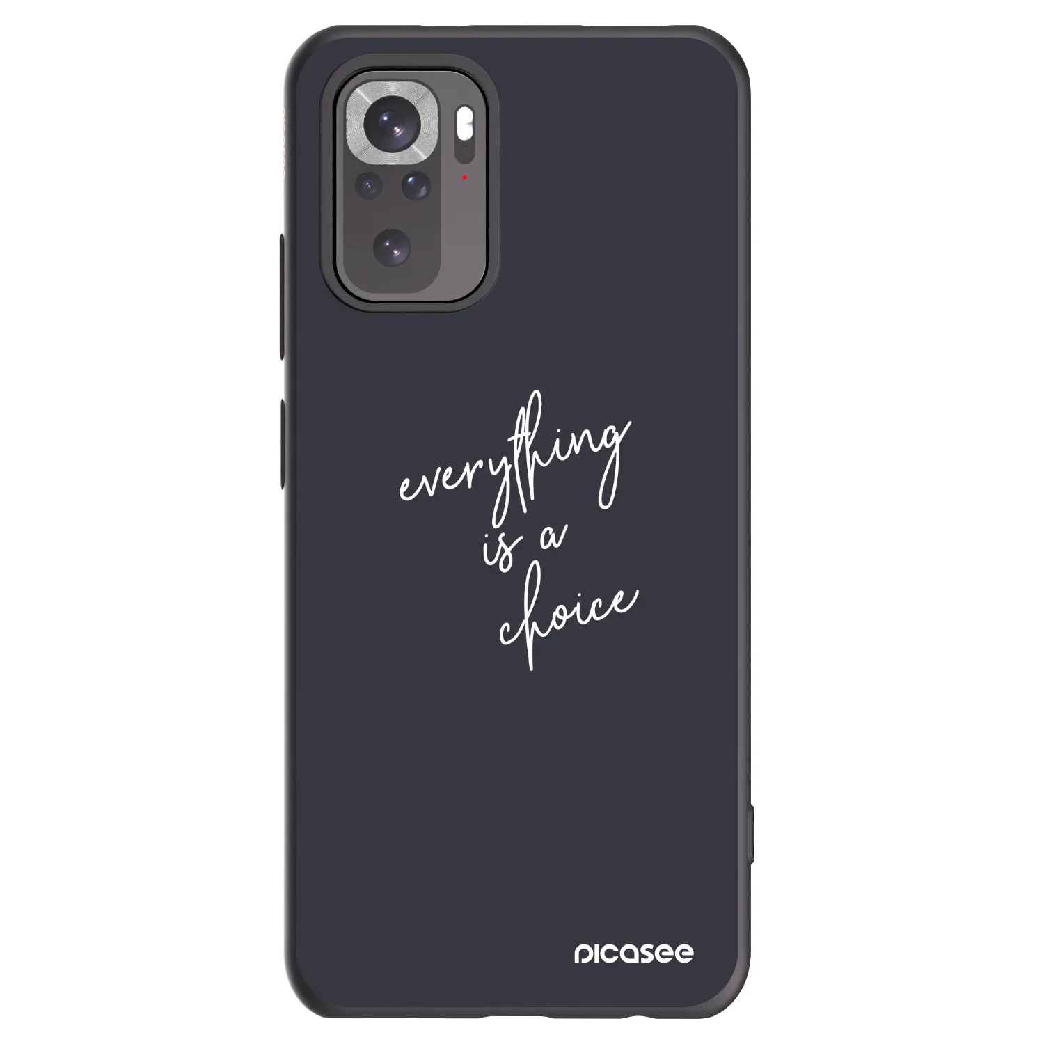 Silikónový čierny obal pre Xiaomi Redmi Note 10S - Všetko je na tebe