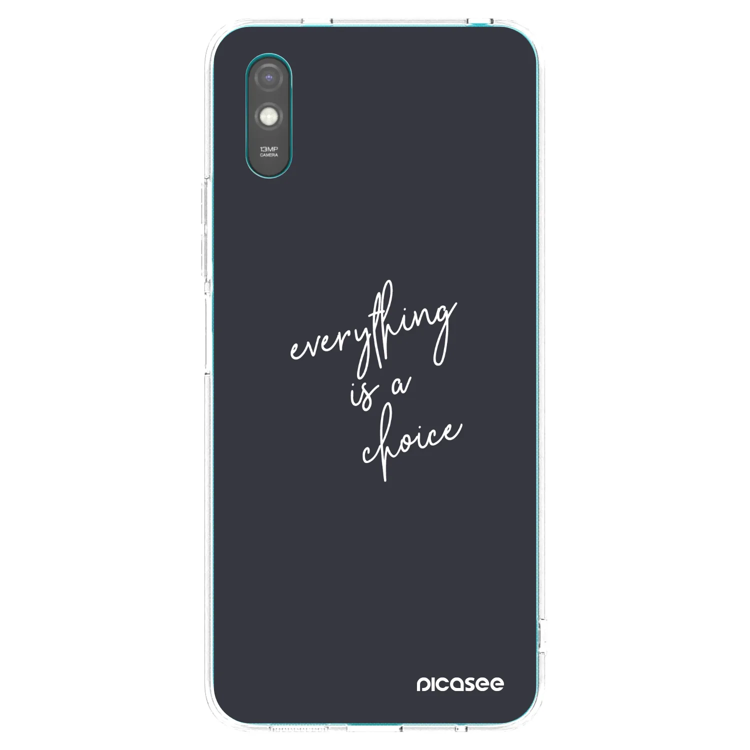 Picasee silikónový prehľadný obal pre Xiaomi Redmi 9AT - Všetko je na tebe