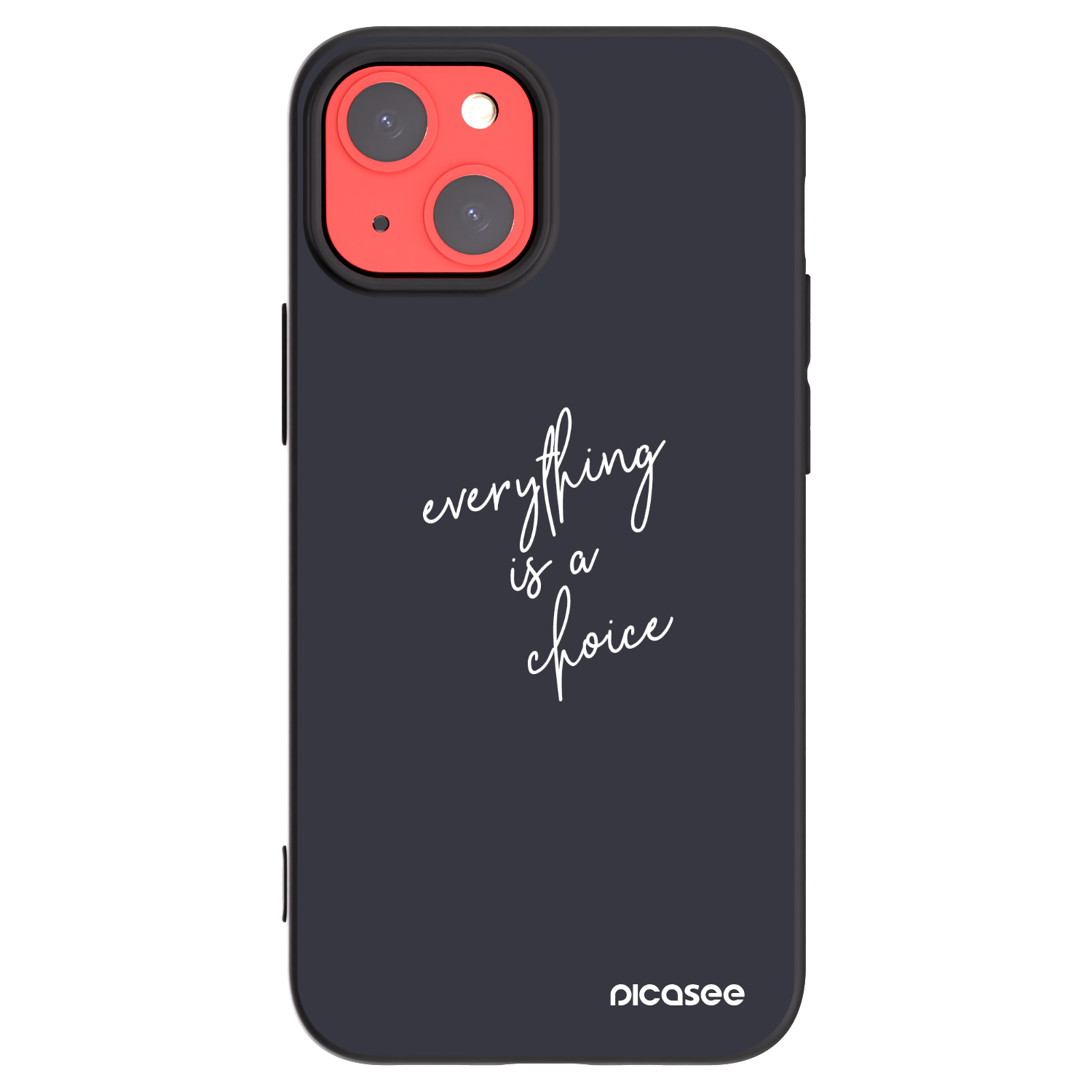 Picasee silikónový čierny obal pre Apple iPhone 13 mini - Všetko je na tebe