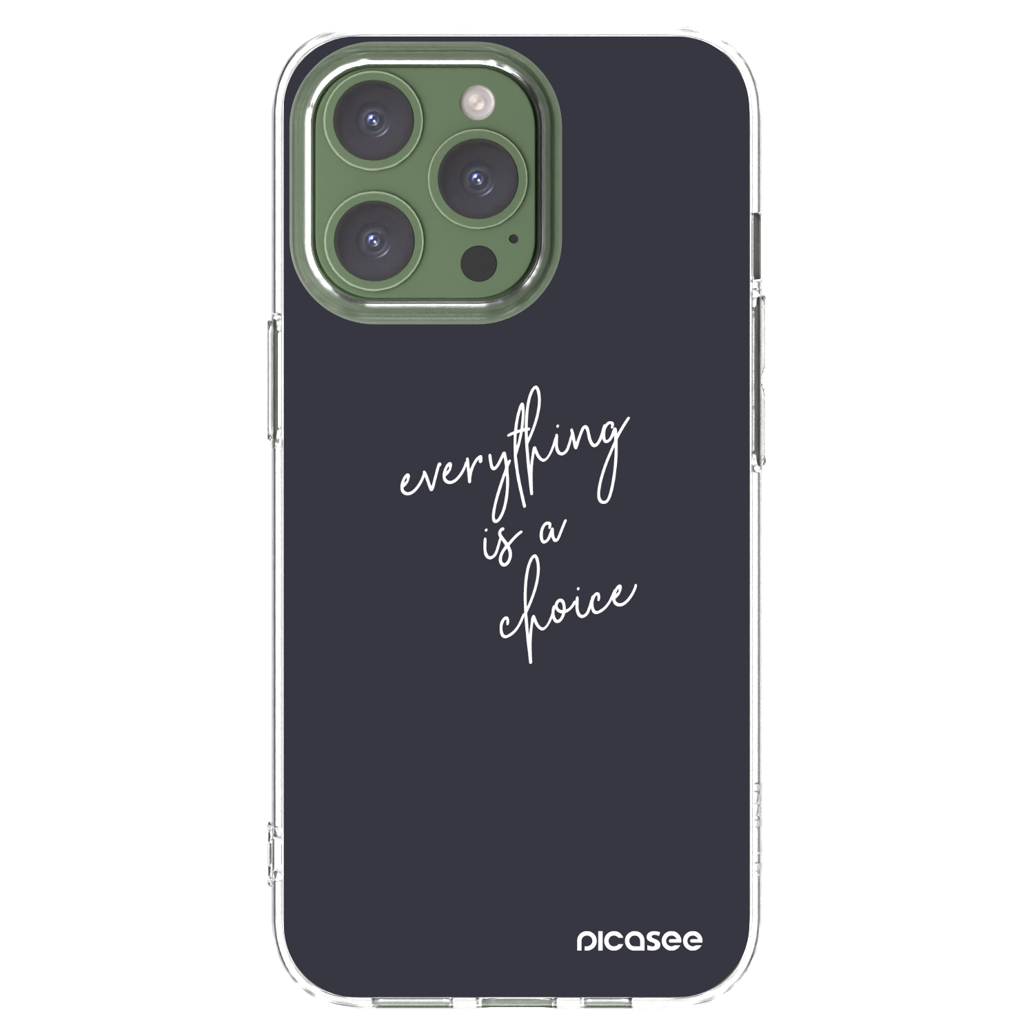 Picasee silikónový prehľadný obal pre Apple iPhone 13 Pro - Všetko je na tebe