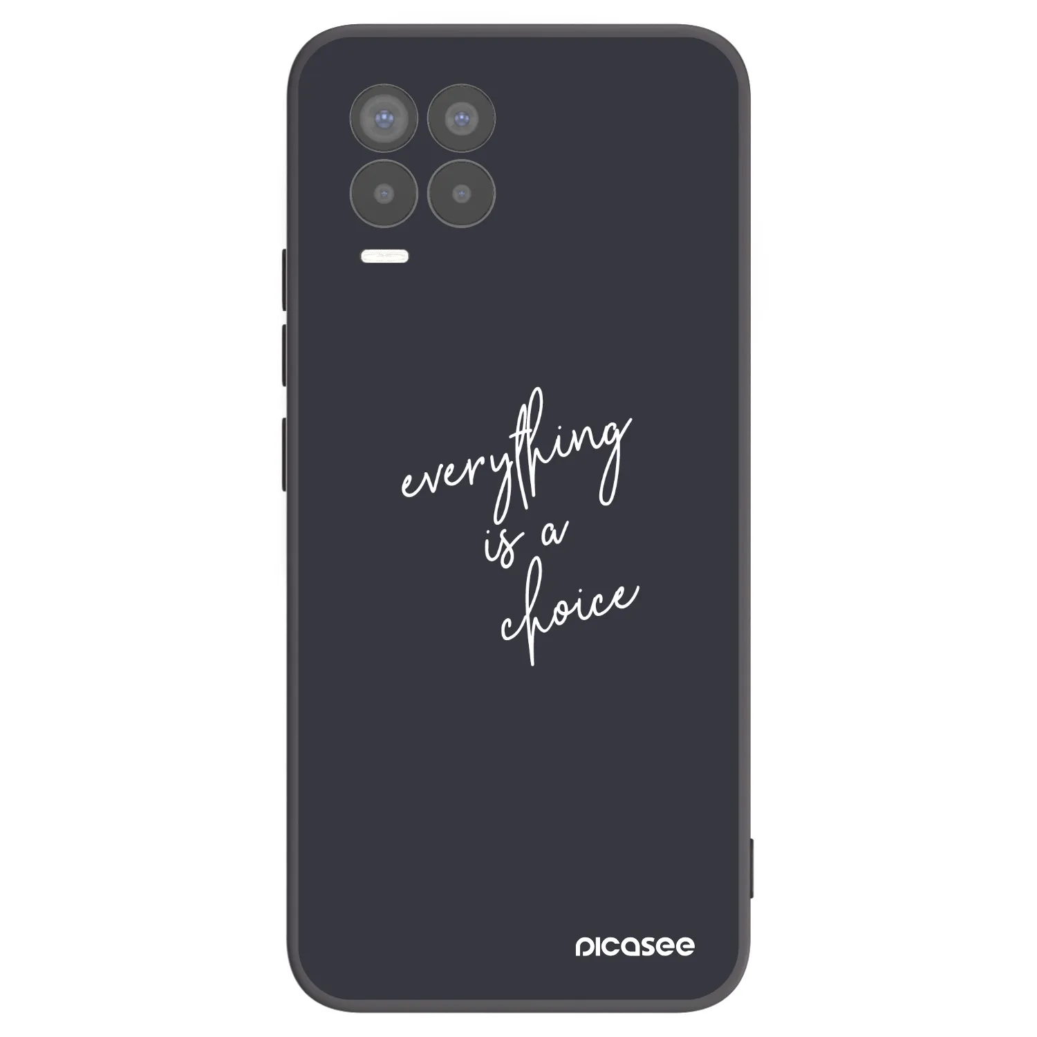 Picasee silikónový čierny obal pre Realme 8 Pro - Všetko je na tebe