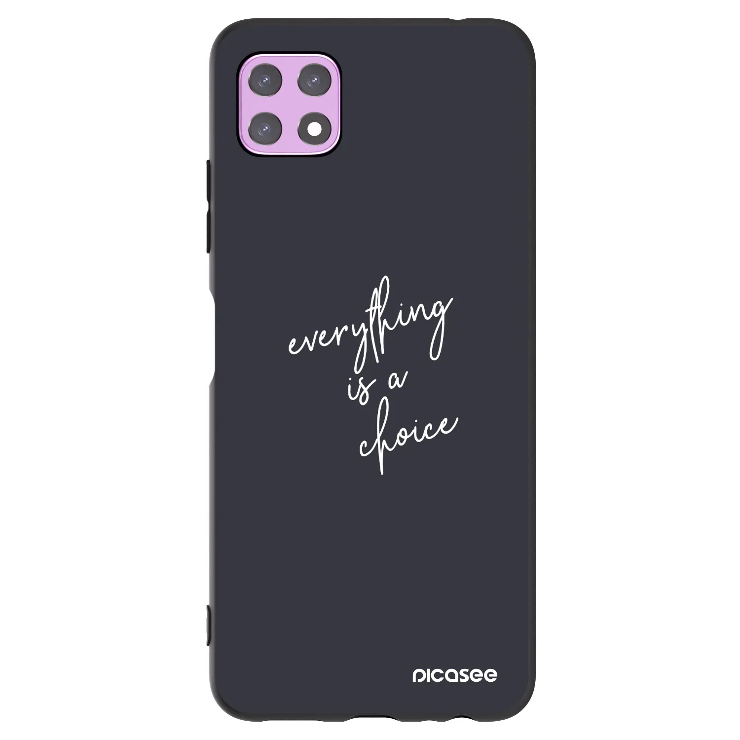 Picasee silikónový čierny obal pre Samsung Galaxy A22 A226B 5G - Všetko je na tebe