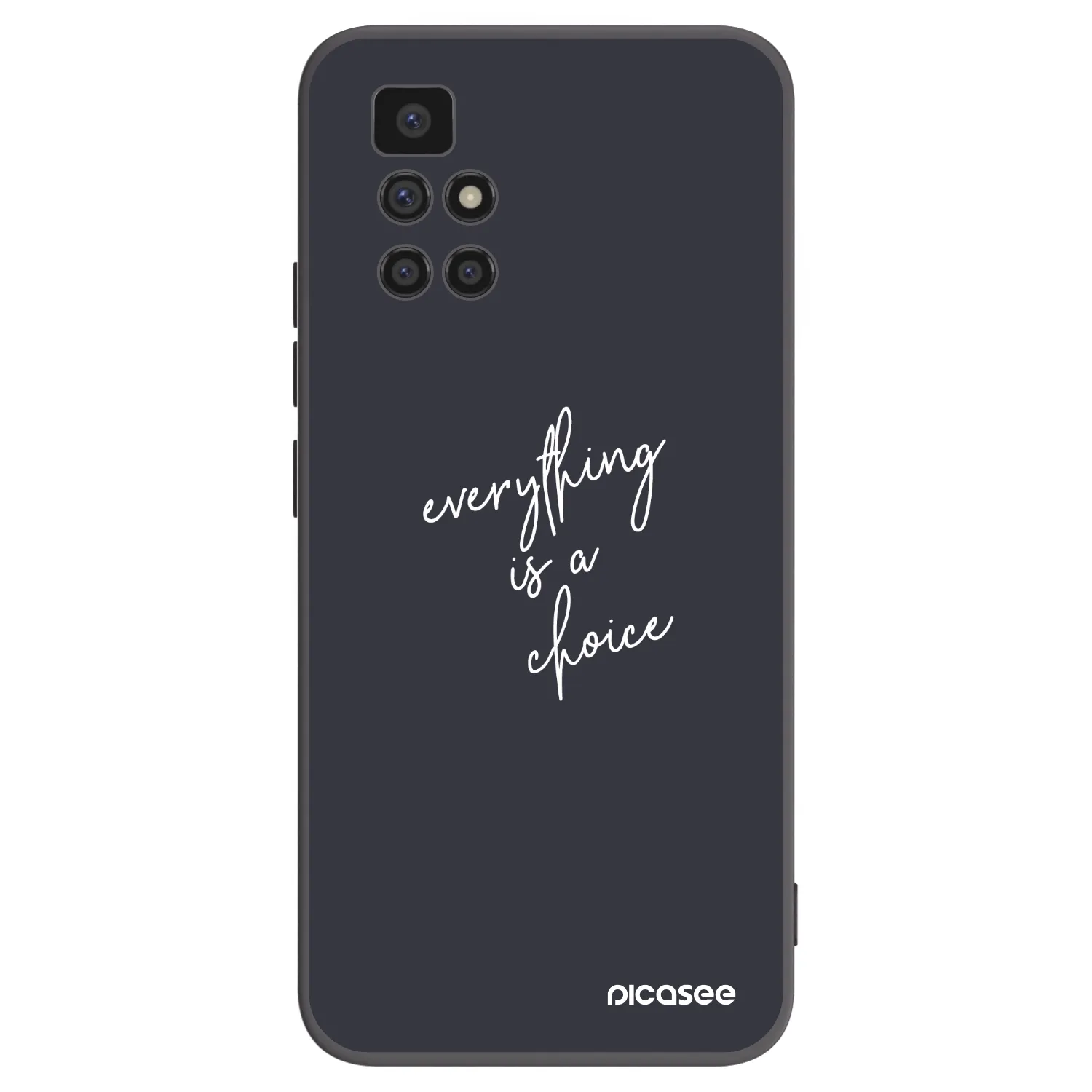 Picasee silikónový čierny obal pre Xiaomi Redmi 10 - Všetko je na tebe