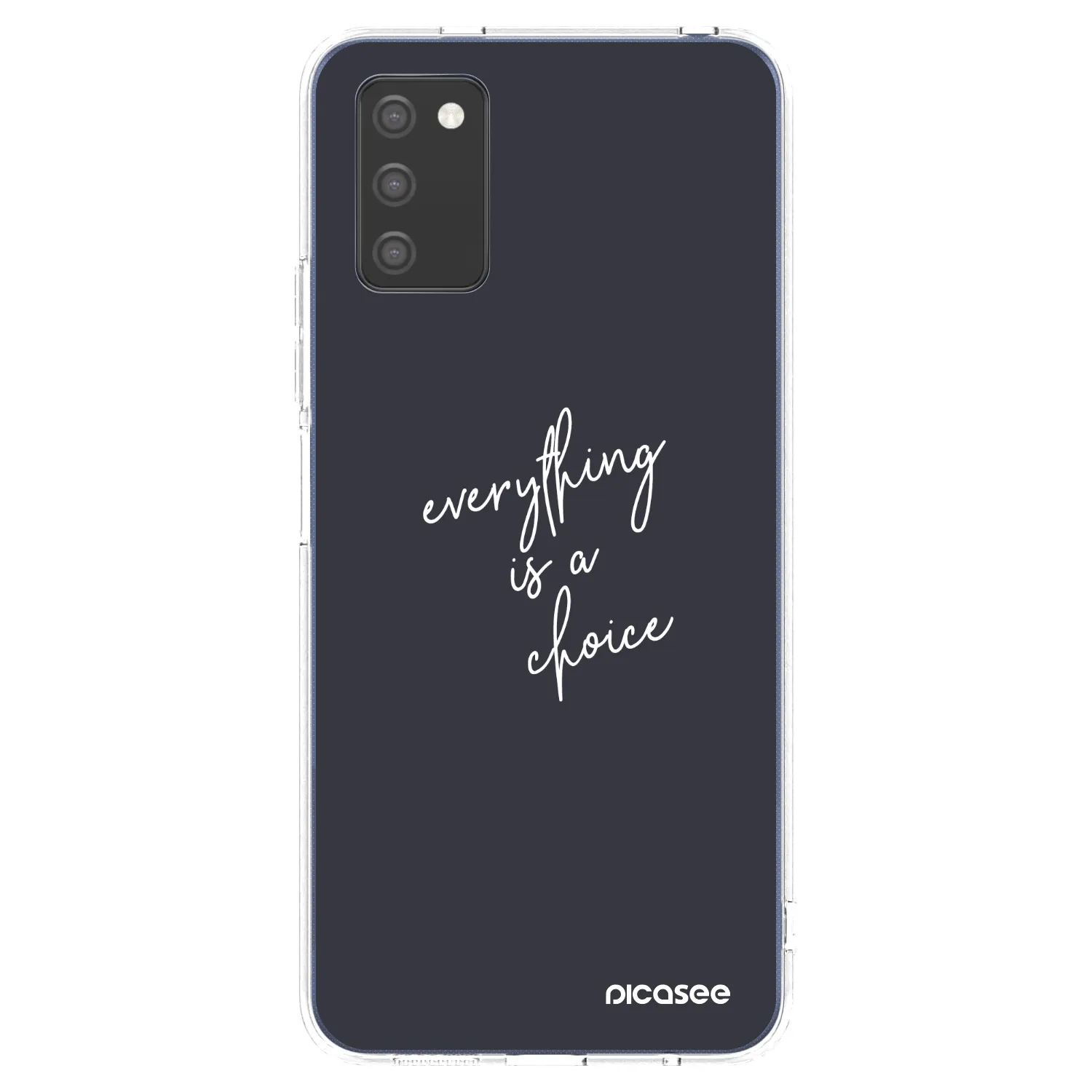 Picasee silikónový prehľadný obal pre Samsung Galaxy A03s A037G - Všetko je na tebe