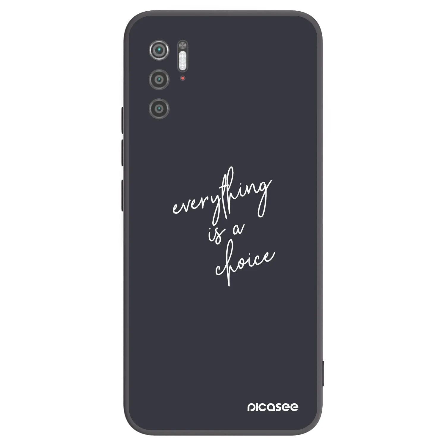 Picasee silikónový čierny obal pre Xiaomi Poco M3 Pro 5G - Všetko je na tebe