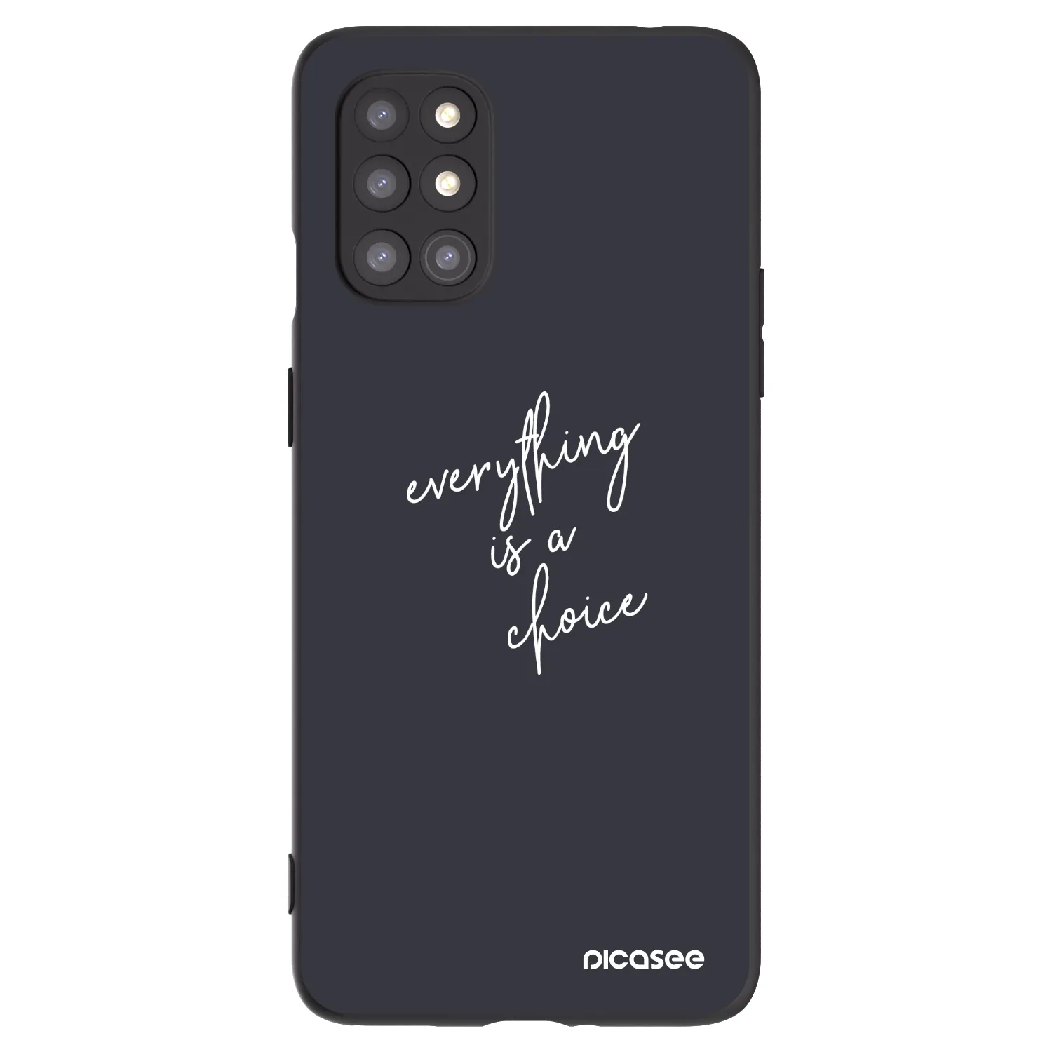 Picasee silikónový čierny obal pre OnePlus 8T - Všetko je na tebe