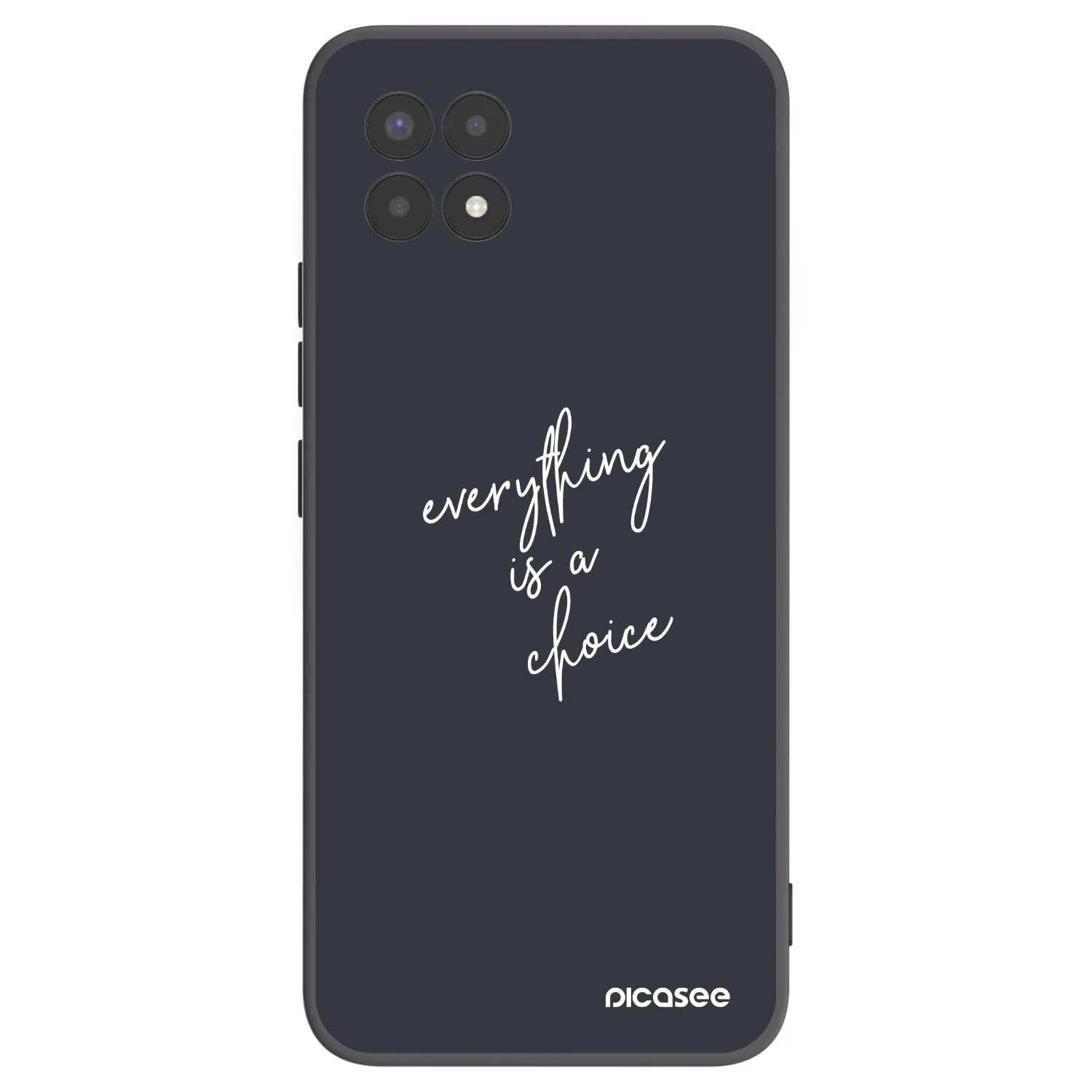 Picasee silikónový čierny obal pre Realme 8i - Všetko je na tebe