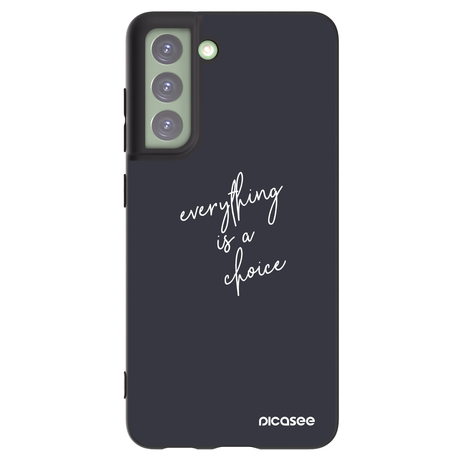 Picasee silikónový čierny obal pre Samsung Galaxy S21 FE 5G - Všetko je na tebe