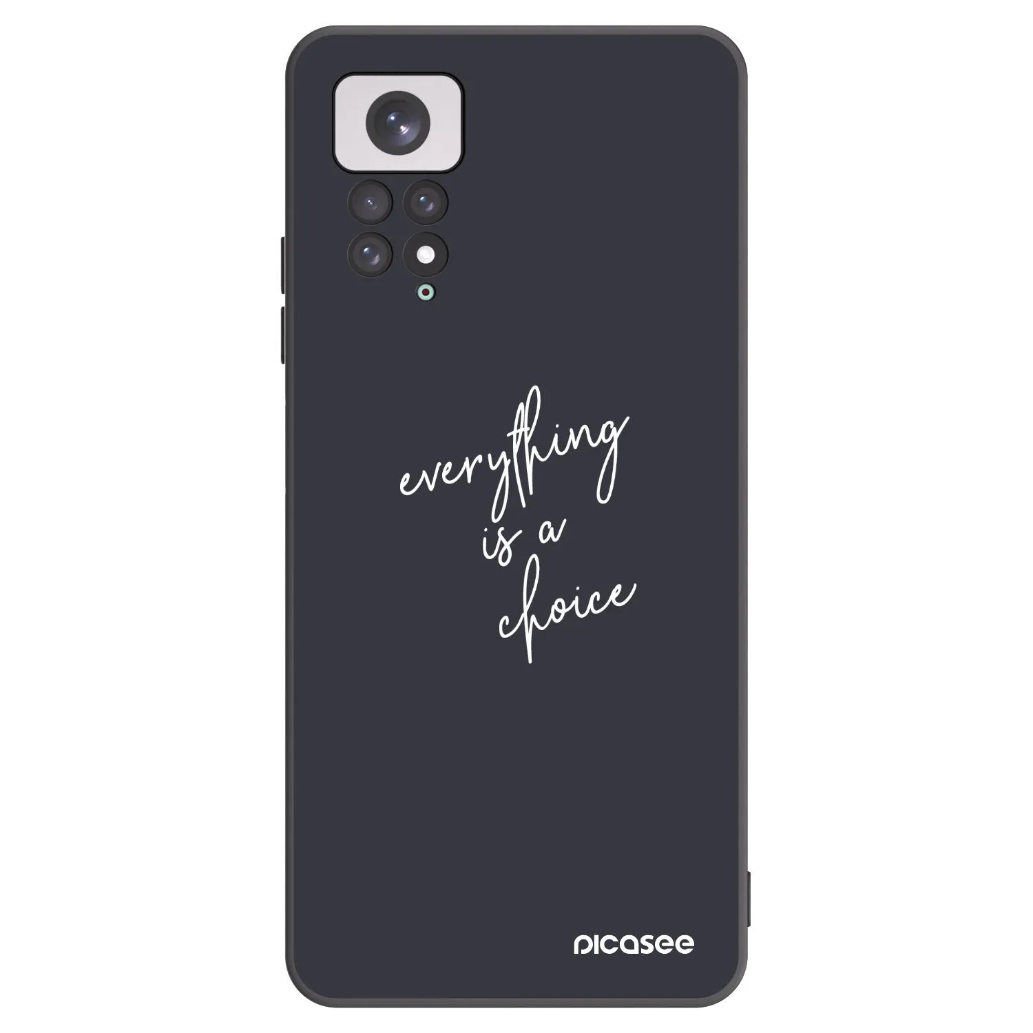 Picasee silikónový čierny obal pre Xiaomi Redmi Note 11 - Všetko je na tebe