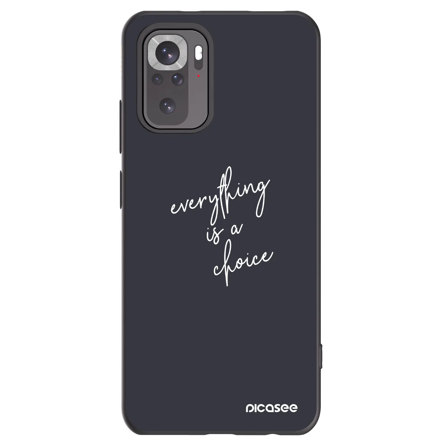 Picasee silikónový čierny obal pre Xiaomi Redmi Note 11S 4G - Všetko je na tebe