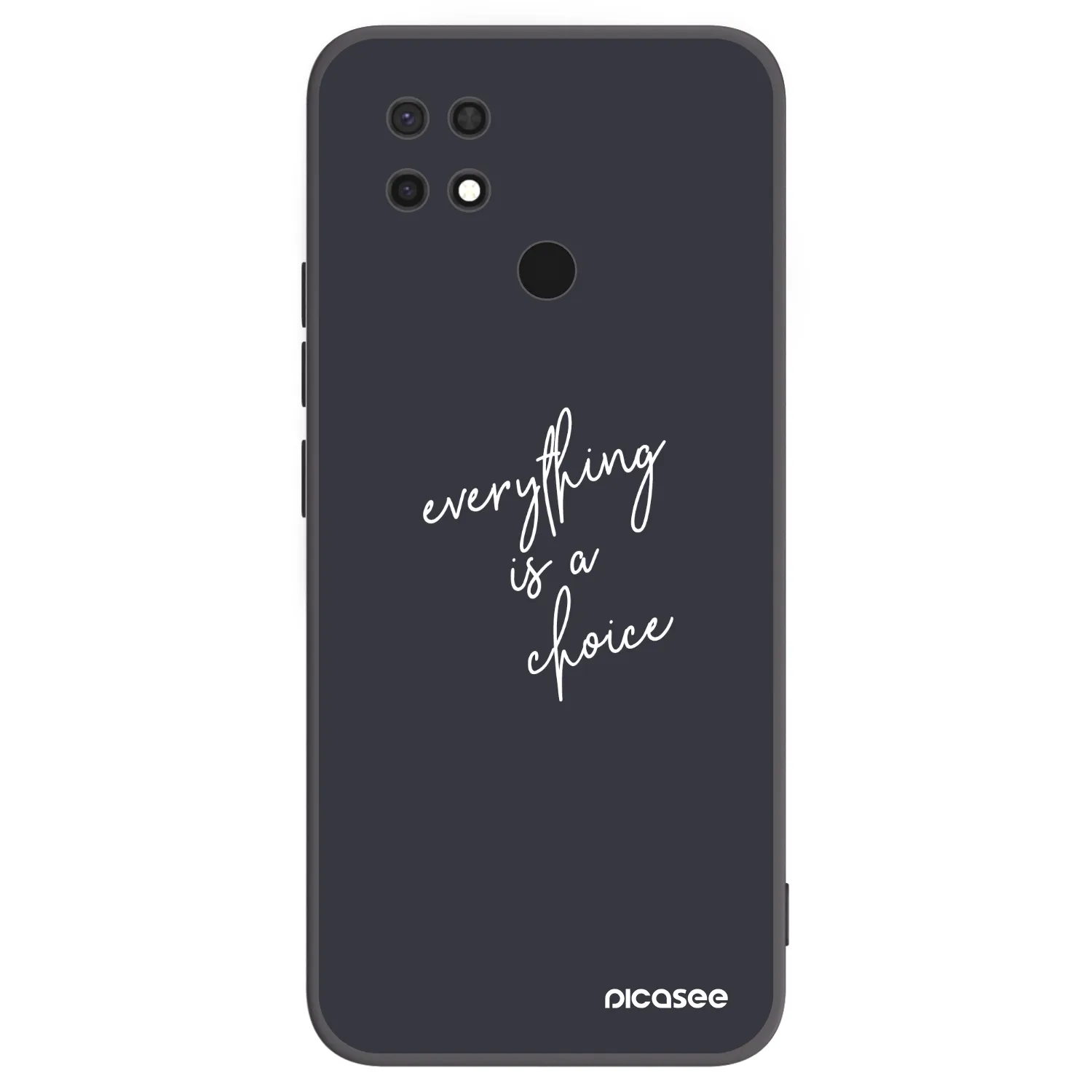 Picasee silikónový čierny obal pre Xiaomi Redmi 10C - Všetko je na tebe