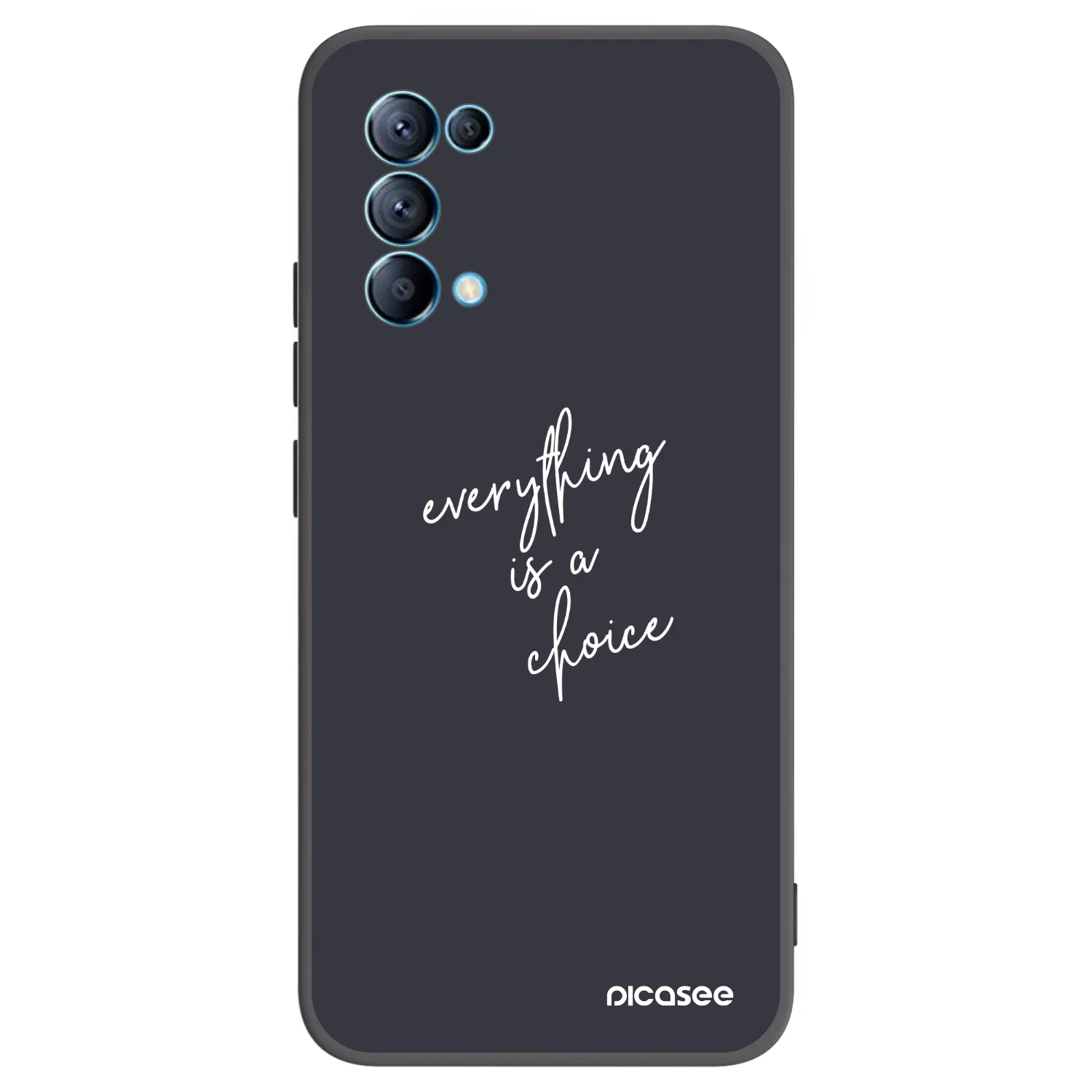 Picasee silikónový čierny obal pre OPPO Reno 5 5G - Všetko je na tebe