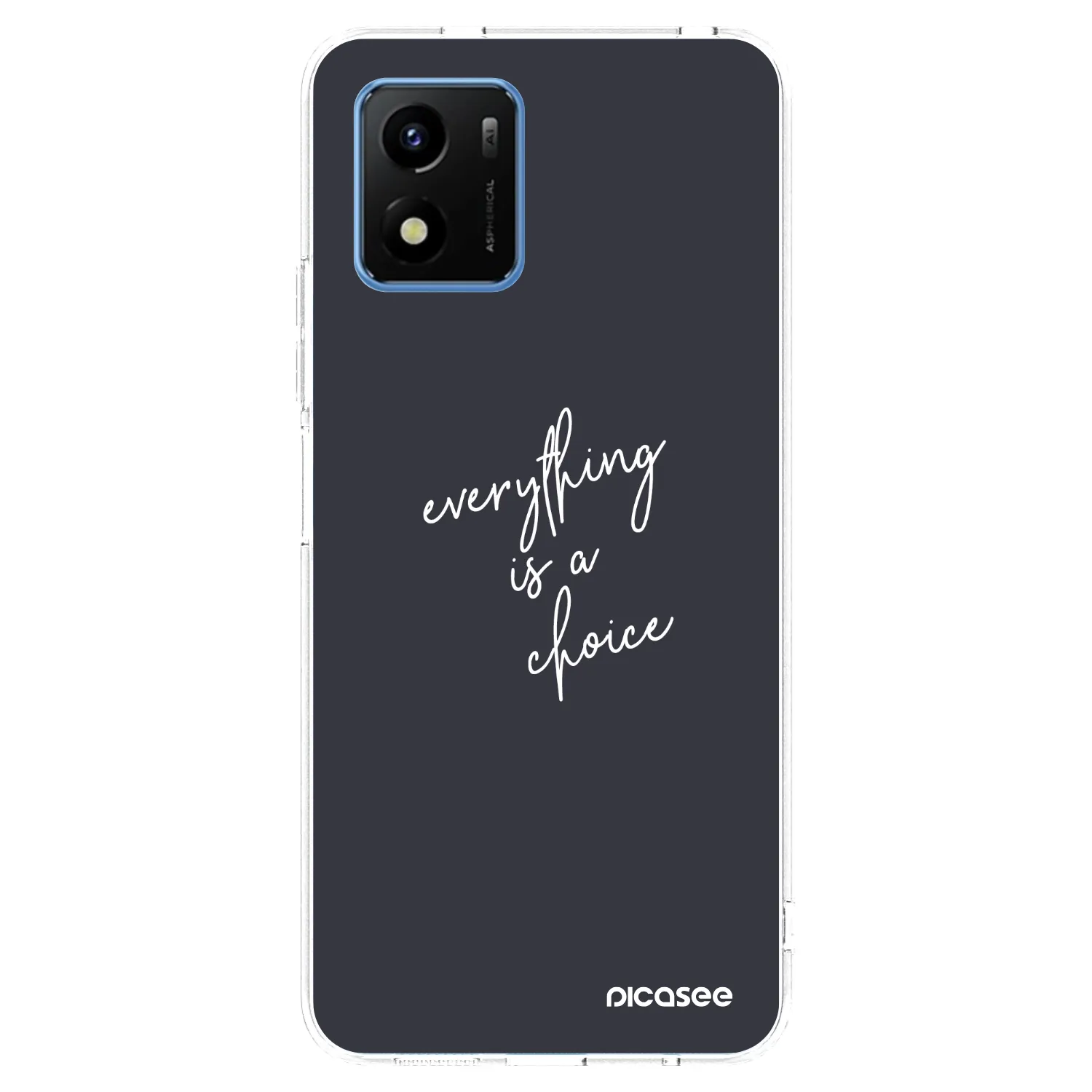 Picasee silikónový prehľadný obal pre Vivo Y01 - Všetko je na tebe