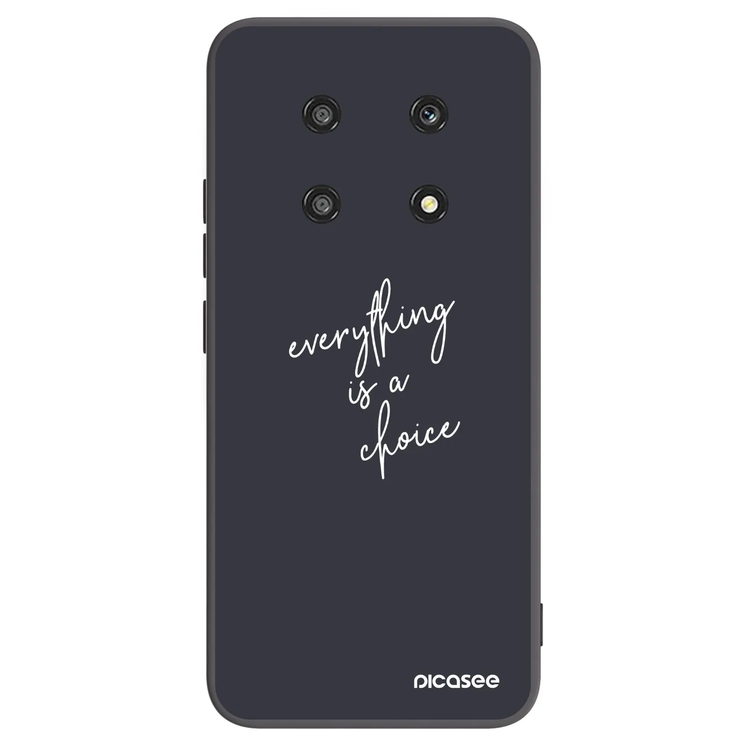 Picasee silikónový čierny obal pre Honor Magic4 Lite 5G - Všetko je na tebe