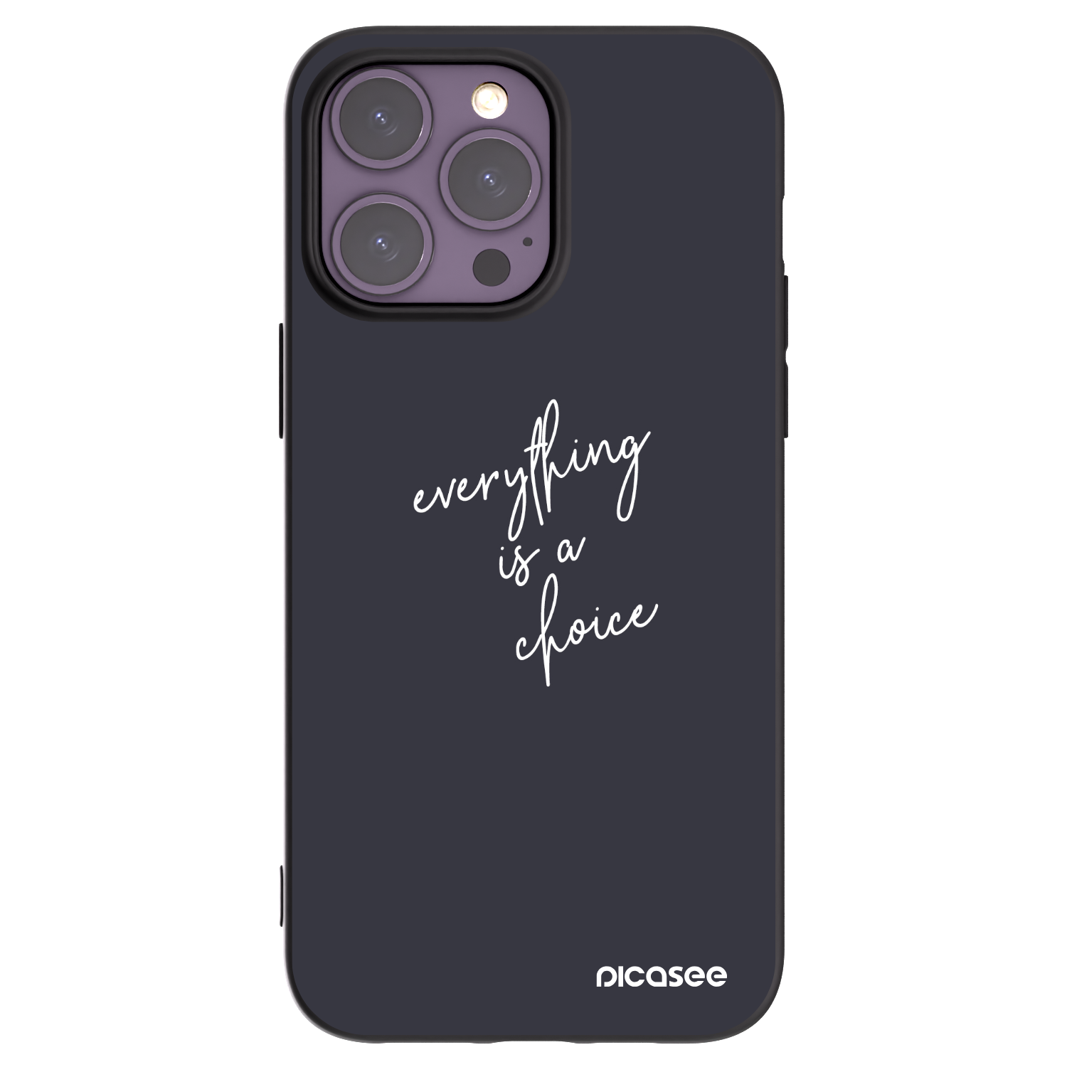 Picasee silikónový čierny obal pre Apple iPhone 14 Pro Max - Všetko je na tebe