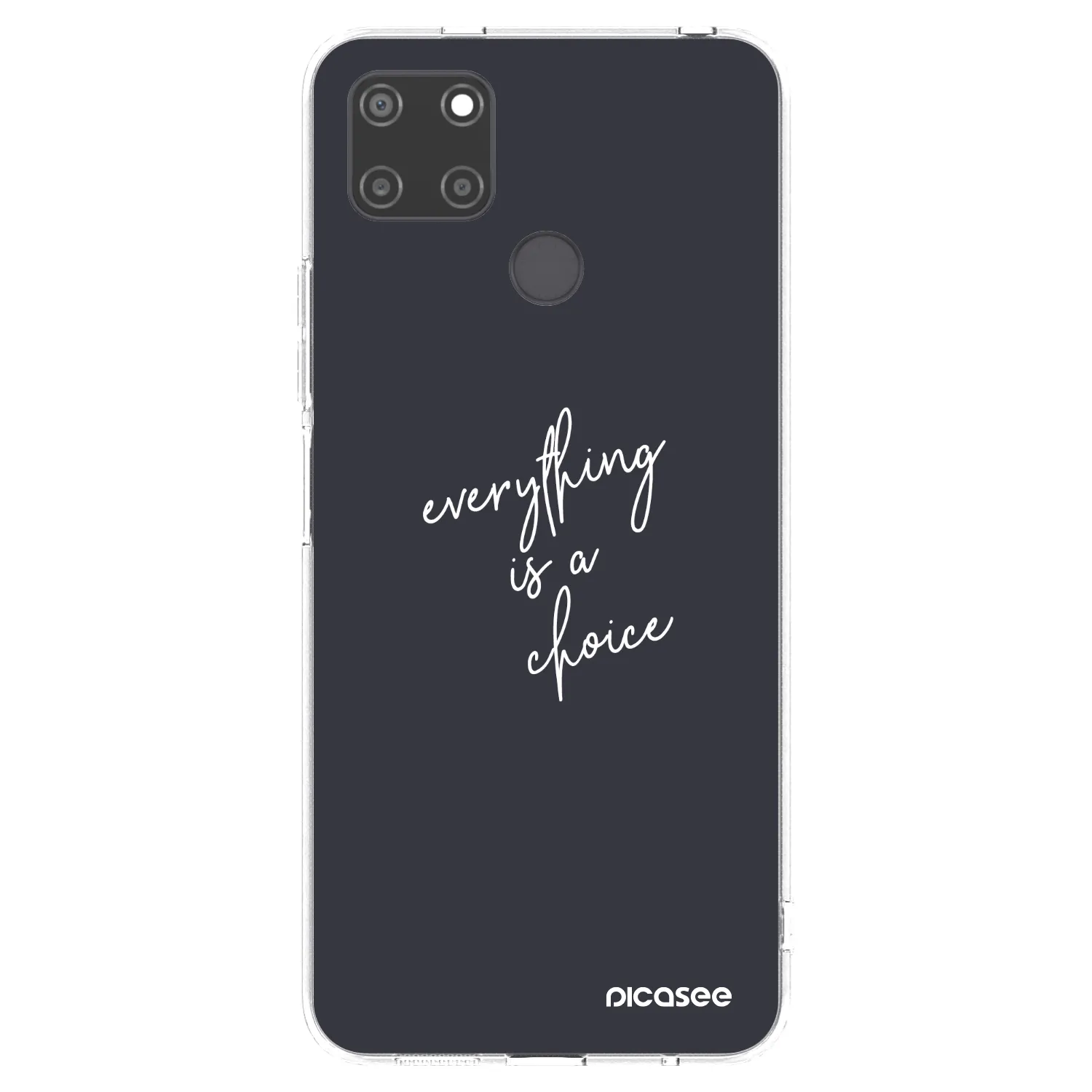 Picasee silikónový prehľadný obal pre Realme C21Y - Všetko je na tebe