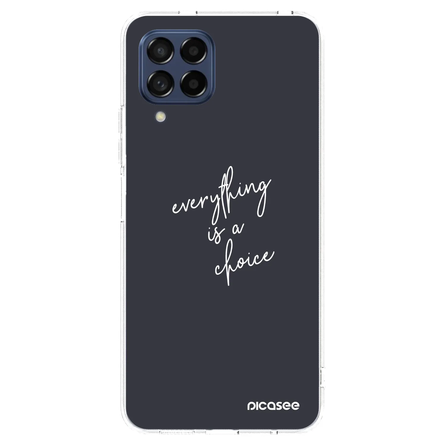 Picasee silikónový prehľadný obal pre Samsung Galaxy M53 5G - Všetko je na tebe