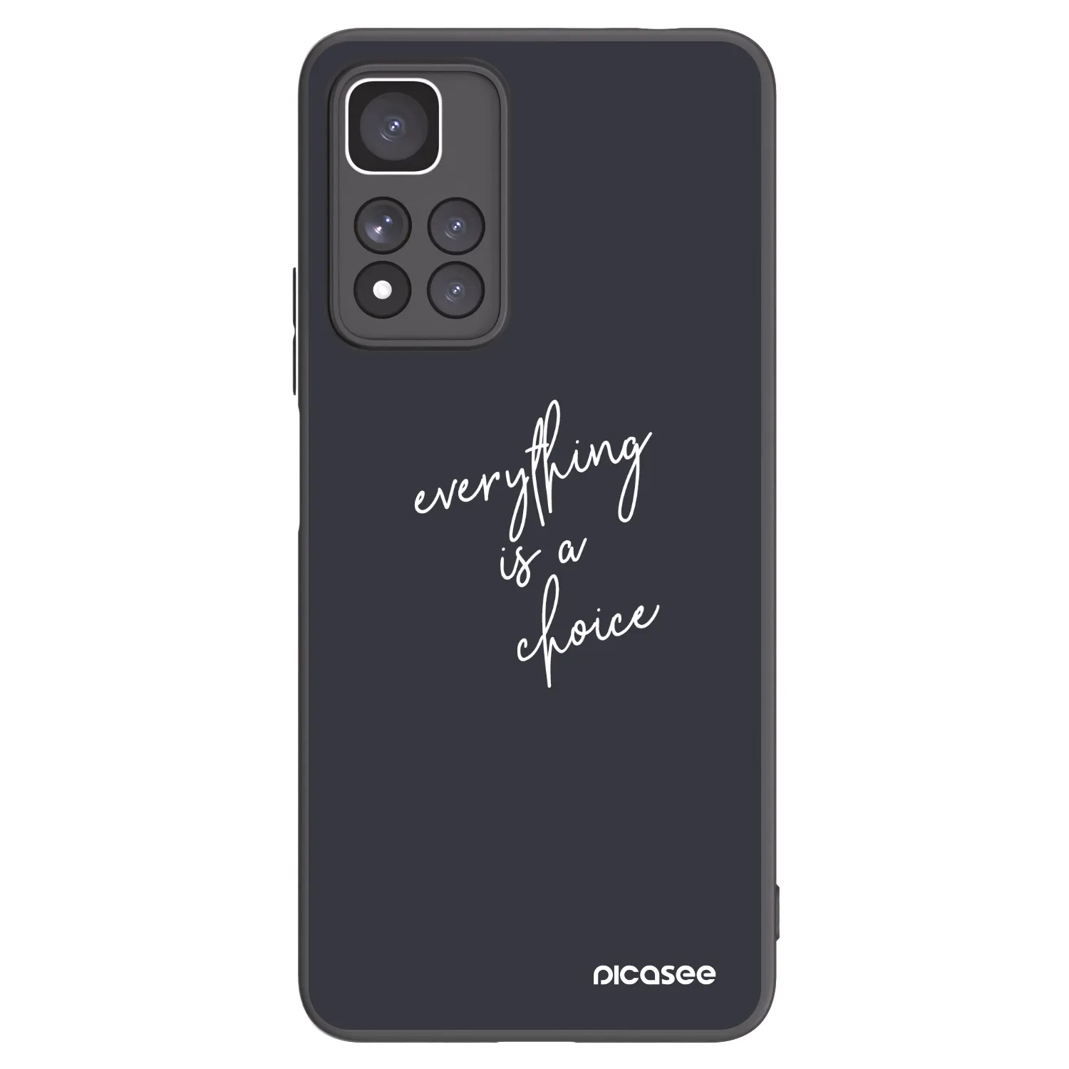 Picasee silikónový čierny obal pre Xiaomi Redmi Note 11 Pro+ 5G - Všetko je na tebe