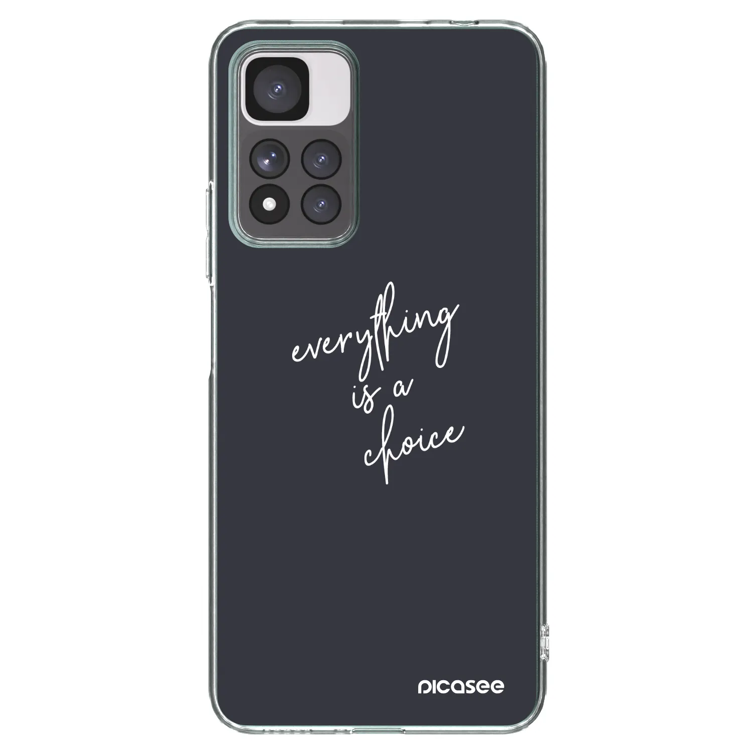 Picasee silikónový prehľadný obal pre Xiaomi Redmi Note 11 Pro+ 5G - Všetko je na tebe